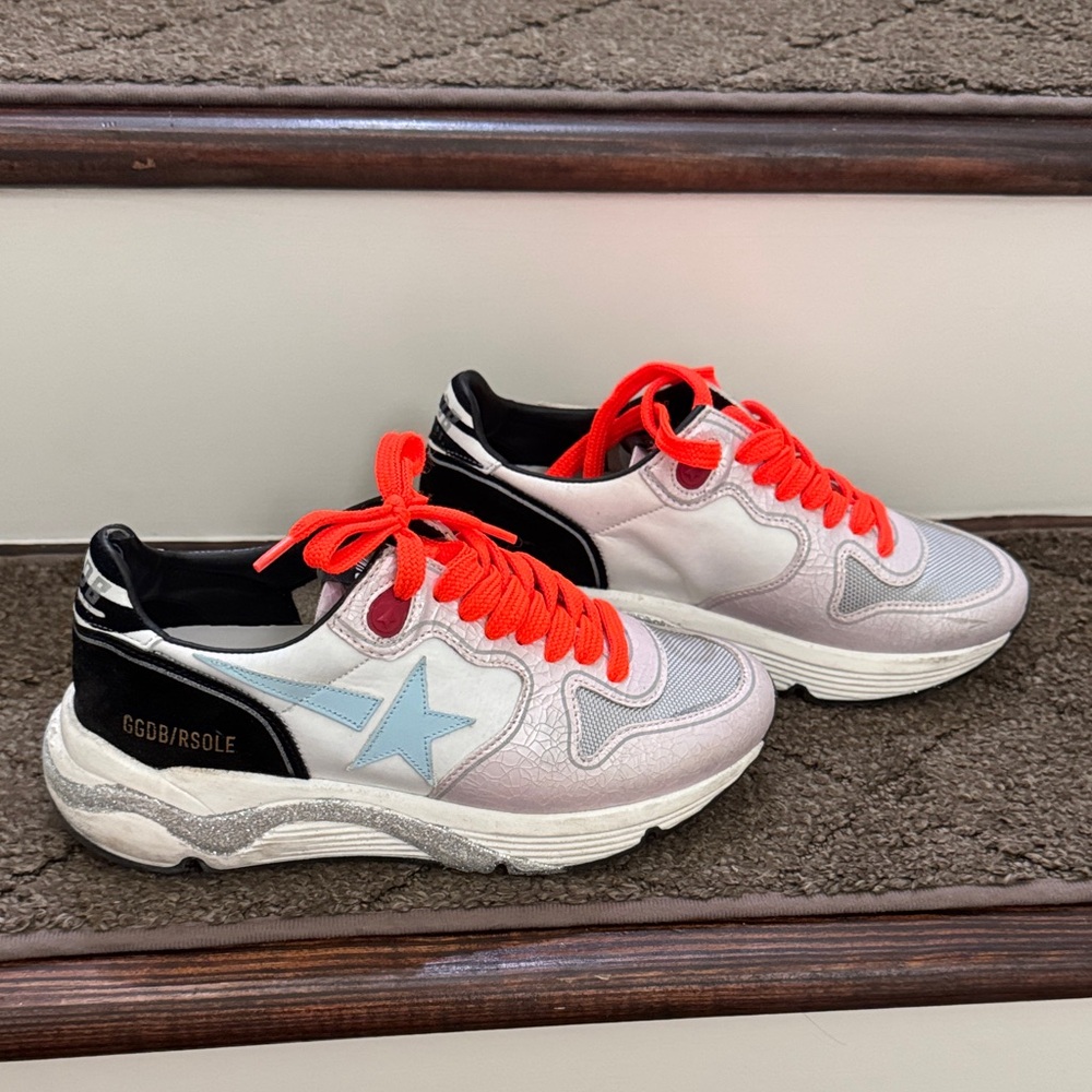 Golden goose running soles